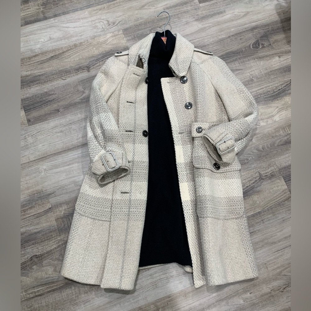Burberry lambs wool coat